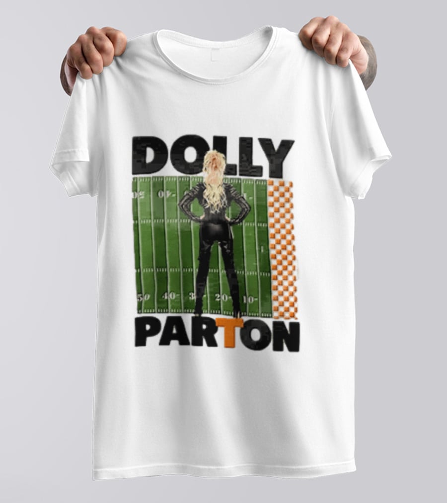 Dolly Parton Tennessee Volunteers Football Field T-Shirt