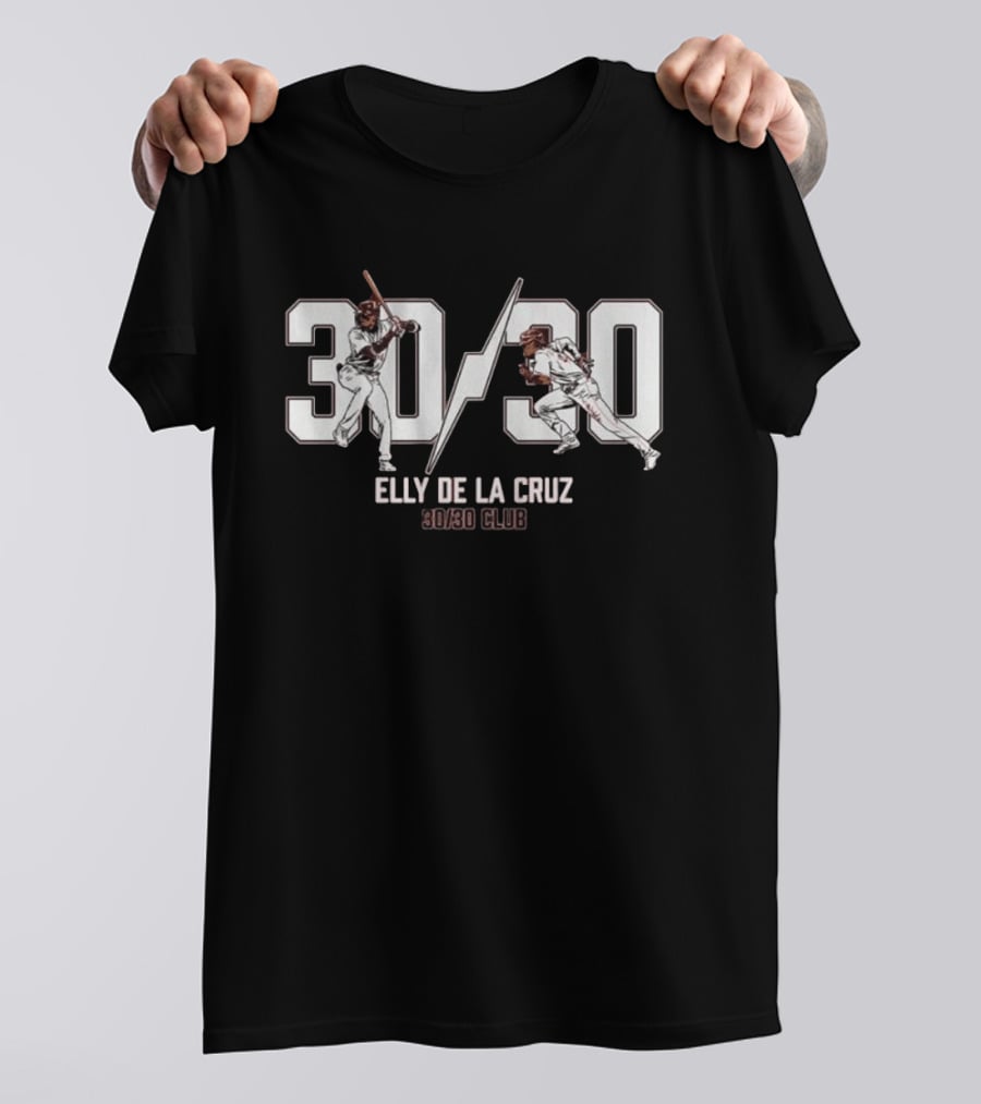 Elly De La Cruz 30/30 Club Baseball Achievement Sports Fan Recognition T-Shirt