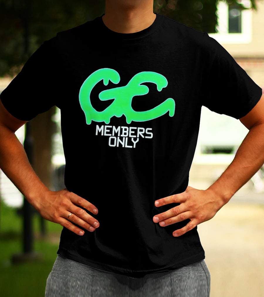 GC Members Only Slime Green Dripping T-Shirt