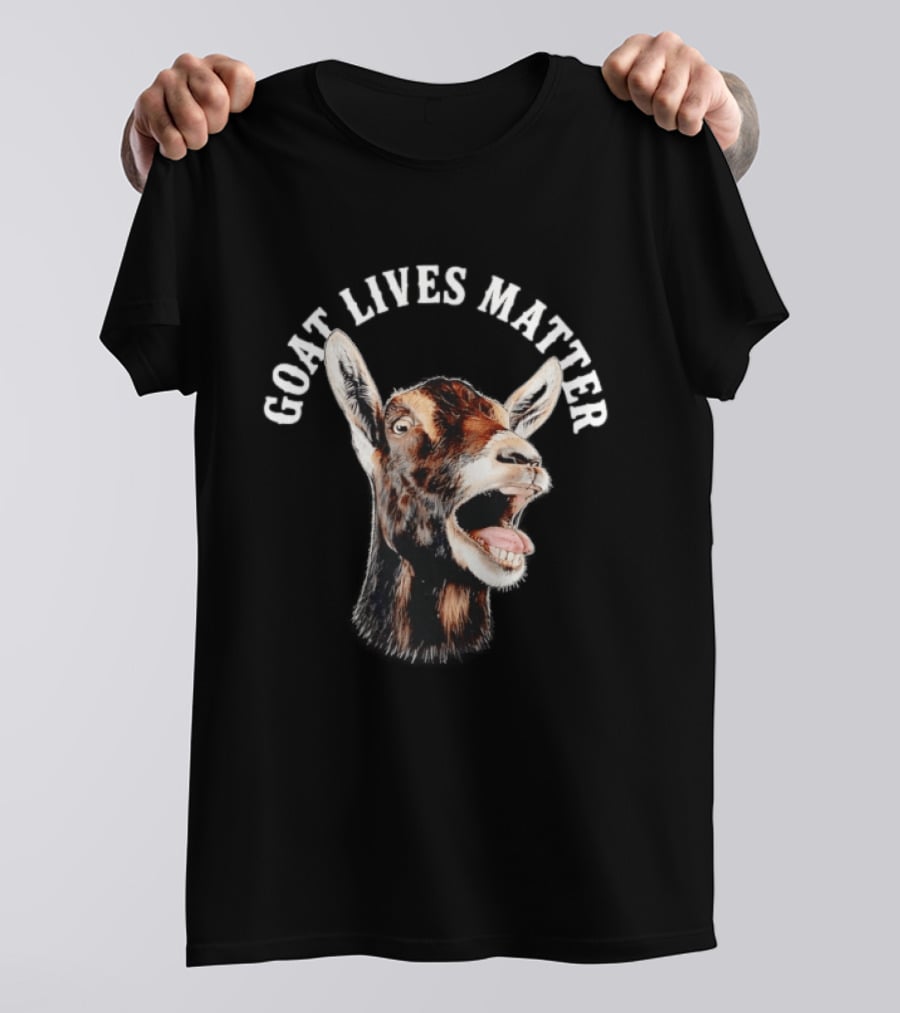 GOAT LIVES MATTER Funny Farm Animal Humor T-Shirt