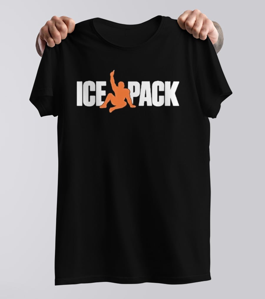 Ice Pack Bodybuilder Silhouette Fitness Motivation T-Shirt