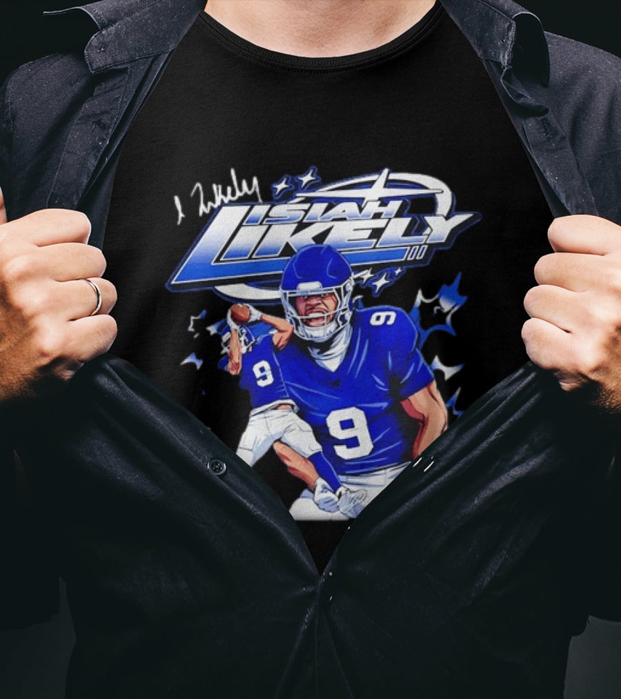 Isiah Likely Baltimore Ravens Number 9 Football T-Shirt