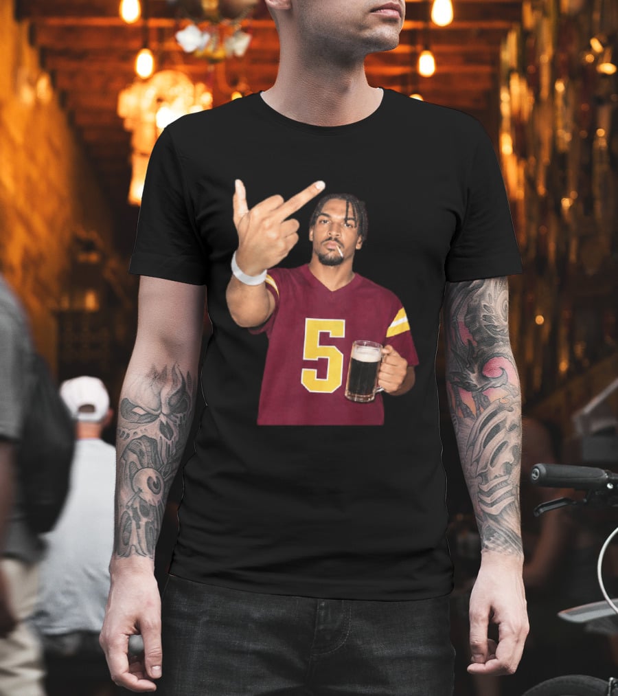 Jayden Daniels Middle Finger T-Shirt