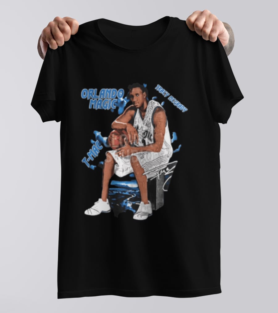 Orlando Magic Tracy McGrady Mac Basketball Legend T-Shirt