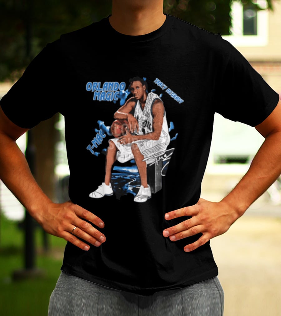 Orlando Magic Tracy McGrady Mac Basketball Legend T-Shirt