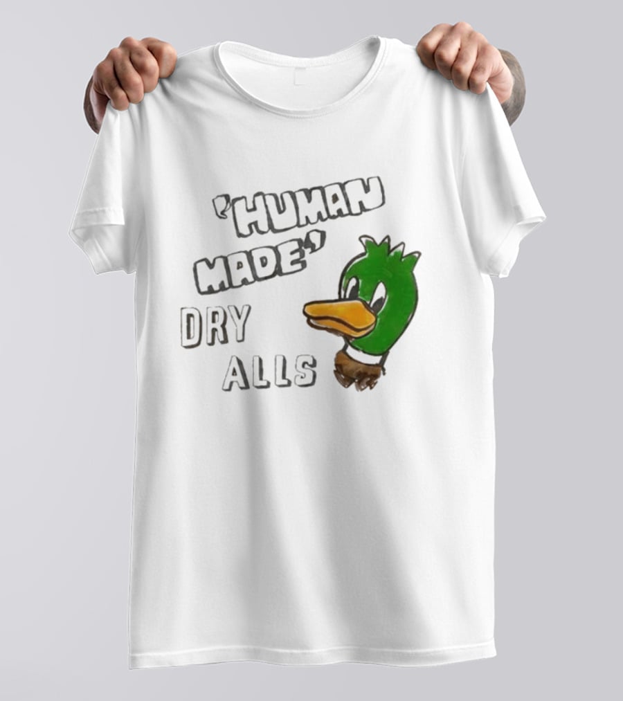 J Hope Human Made Dry Alls Green Mallard Duck T-Shirt
