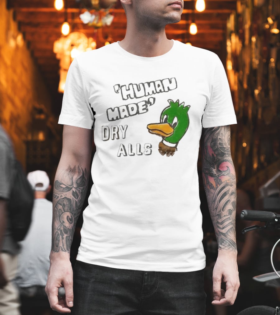 J Hope Human Made Dry Alls Green Mallard Duck T-Shirt