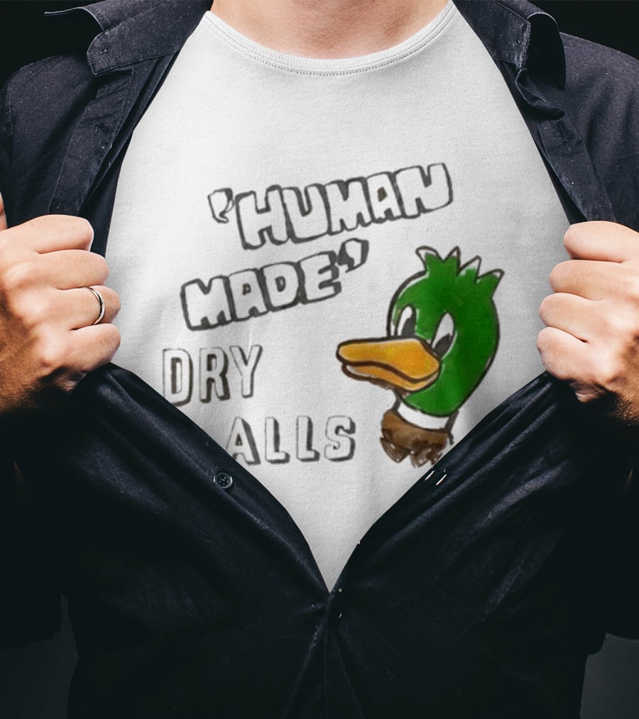 J Hope Human Made Dry Alls Green Mallard Duck T-Shirt