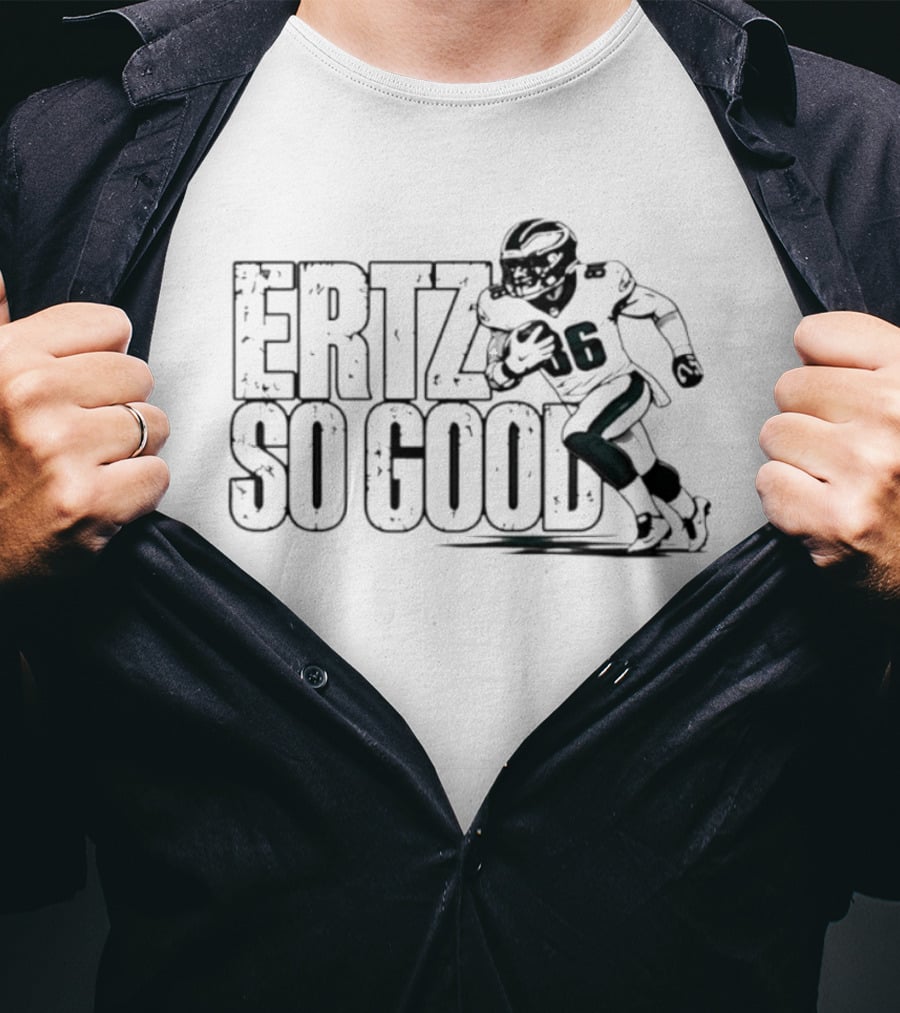 Ertz So Good Philadelphia Eagles Number 86 Running T-Shirt