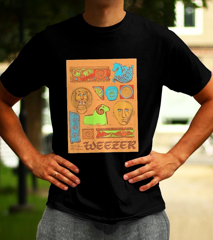 Weezer Detroit Little Caesars Arena September 27 2024 T-Shirt
