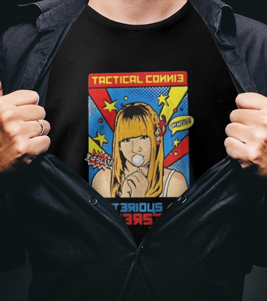 Tactical Connie Mysterious Universe Pop Art Comic T-Shirt