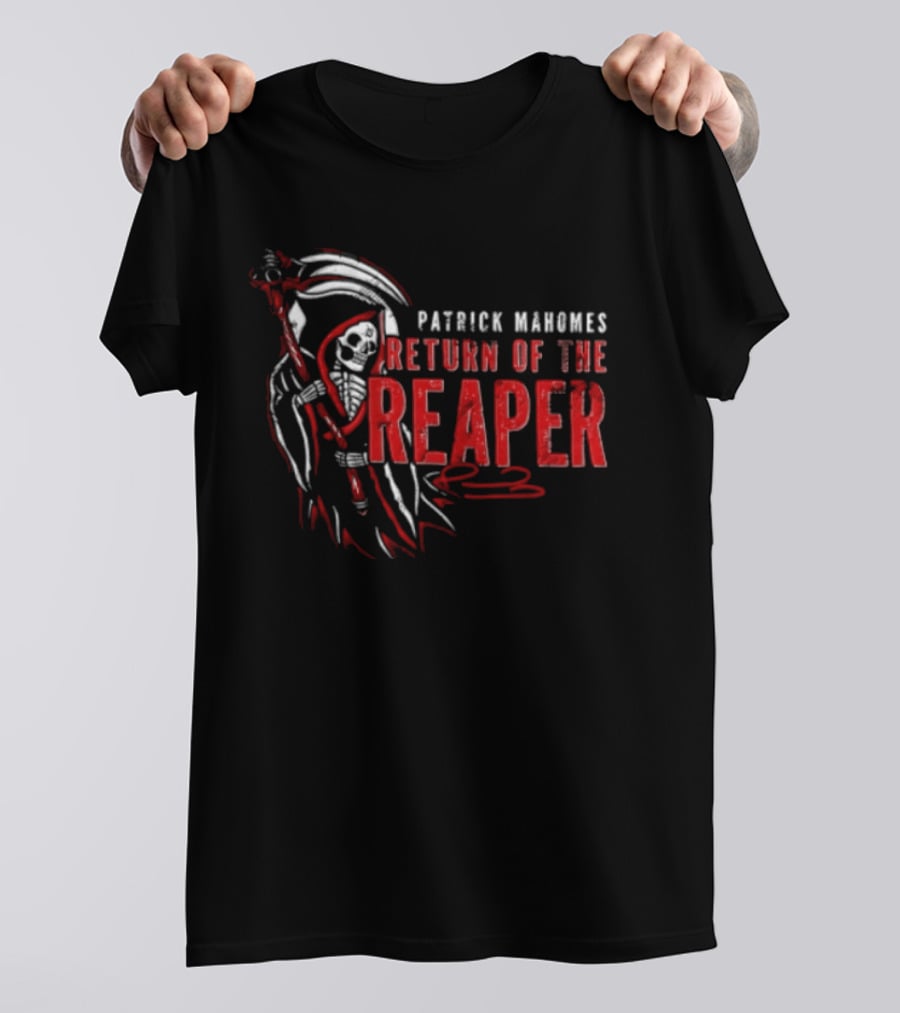 Patrick Mahomes Return Of The Reaper 15 Kansas City Chiefs Football T-Shirt