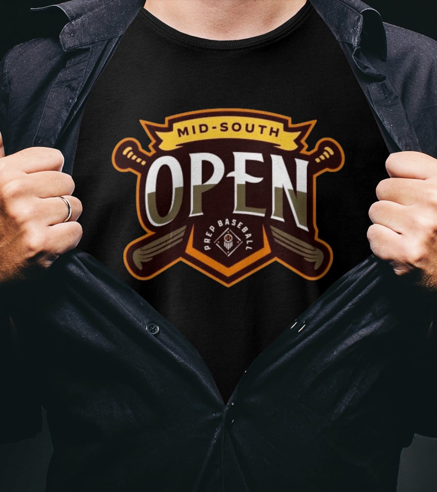 Prep Baseball Mid South Open 2026 T-Shirt