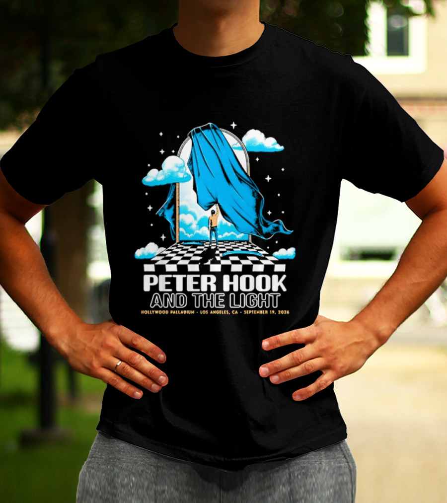 Peter Hook And The Light Live Concert Hollywood Palladium Los Angeles September 19 2026 T-Shirt