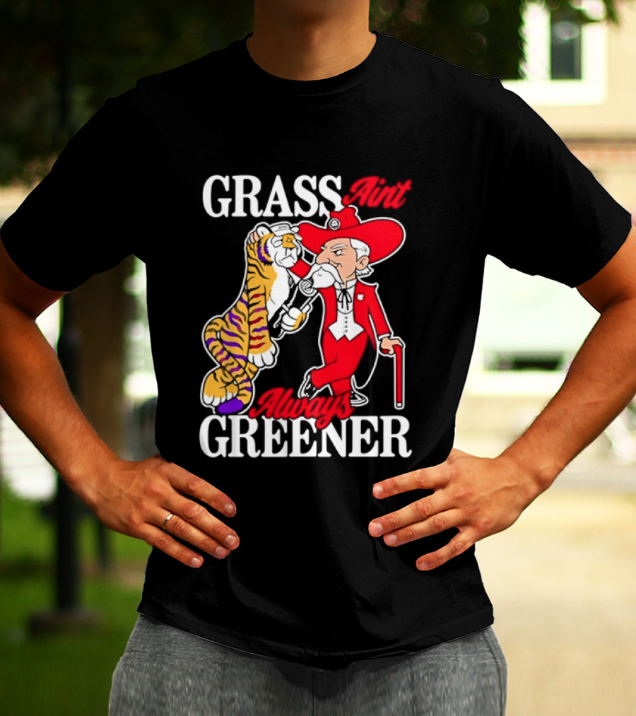 Grass Greener LSU Tigers Alabama Crimson Tide Rivalry T-Shirt