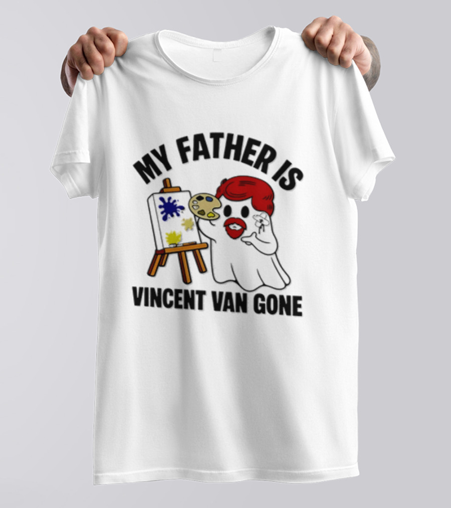 My Father Is Vincent Van Gone Ghost Palette Halloween T-Shirt