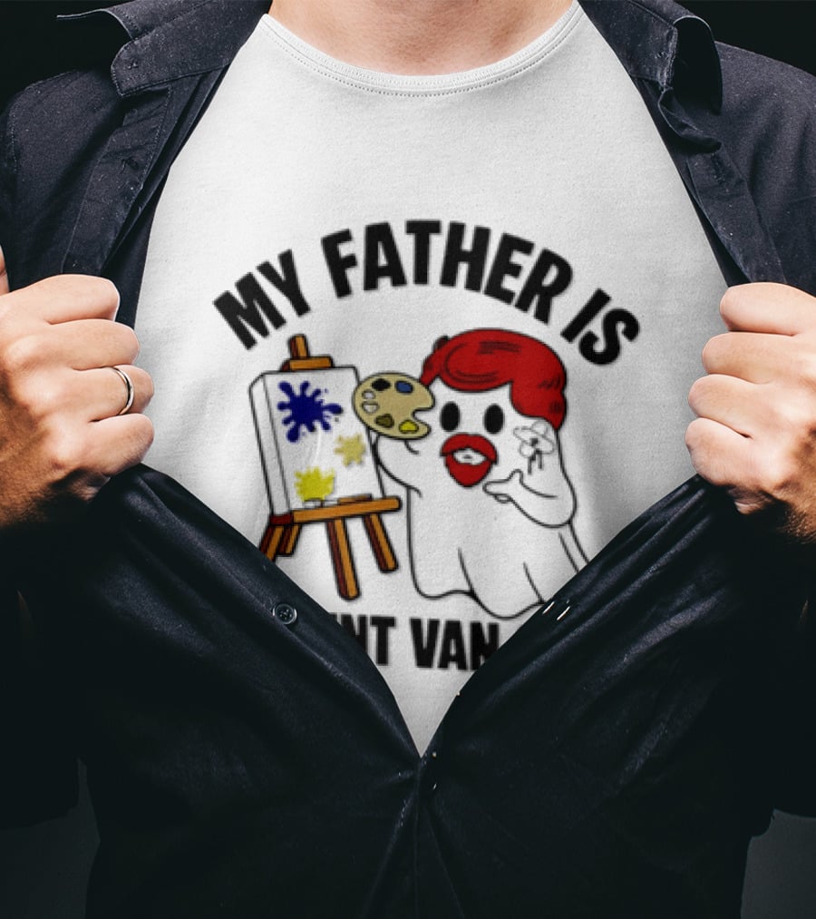 My Father Is Vincent Van Gone Ghost Palette Halloween T-Shirt