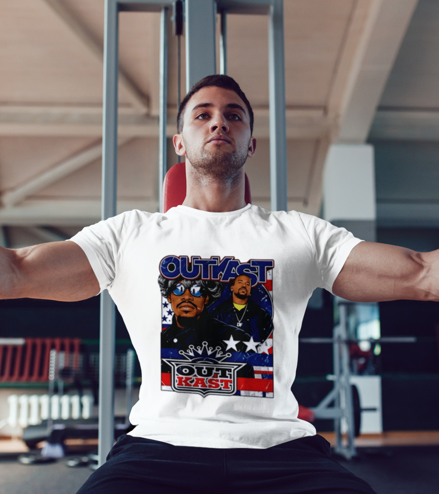 Outkast Legendary Duo Music Icon Stars And Stripes T-Shirt