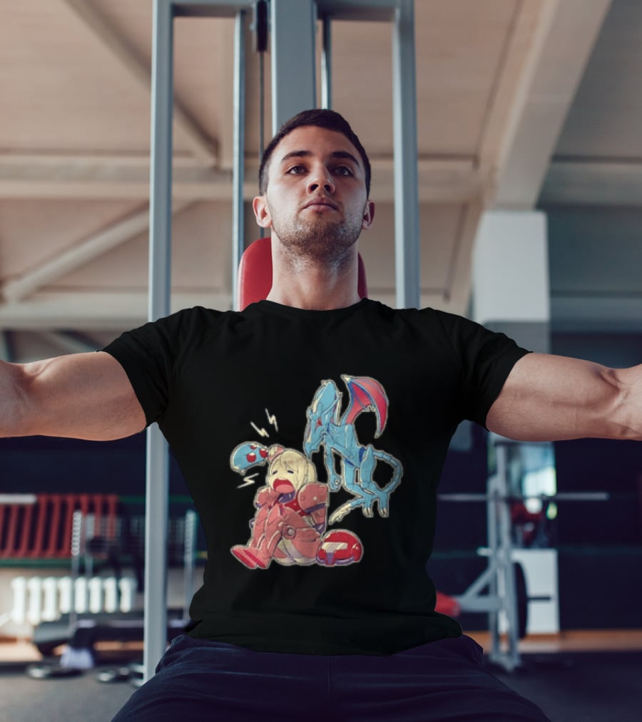 Samus Aran Metroid Bonk Cute Ridley And Chibi T-Shirt