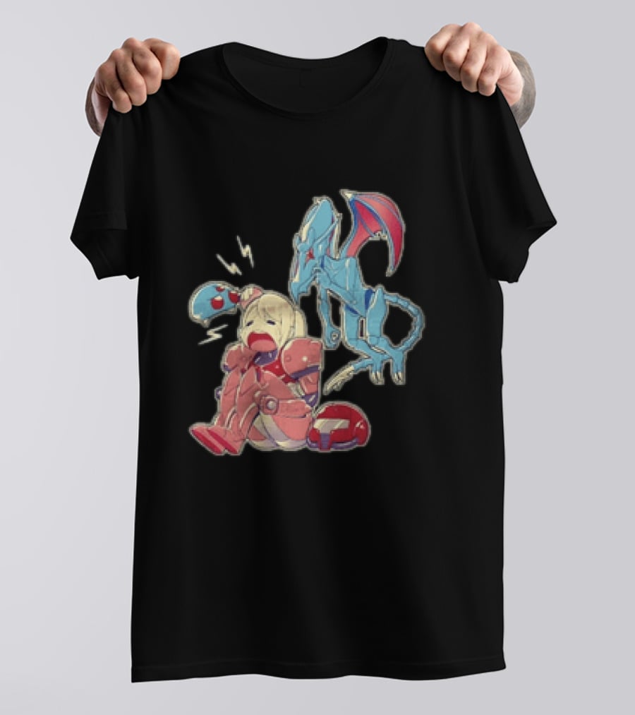 Samus Aran Metroid Bonk Cute Ridley And Chibi T-Shirt
