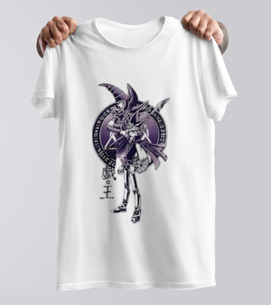 Yu Gi Oh Yami Yugi Dark Magician Spellcaster Symbol Anime T-Shirt