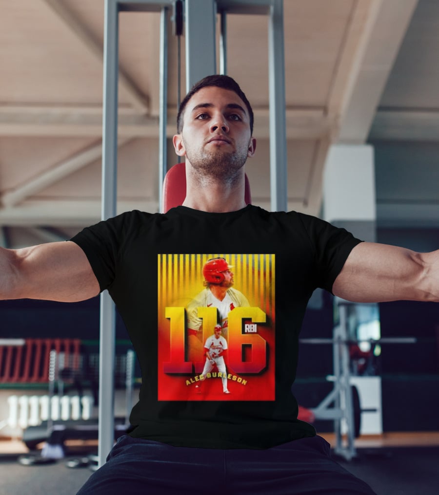 Alec Burleson 116 RBI St Louis Cardinals Baseball Highlights T-Shirt