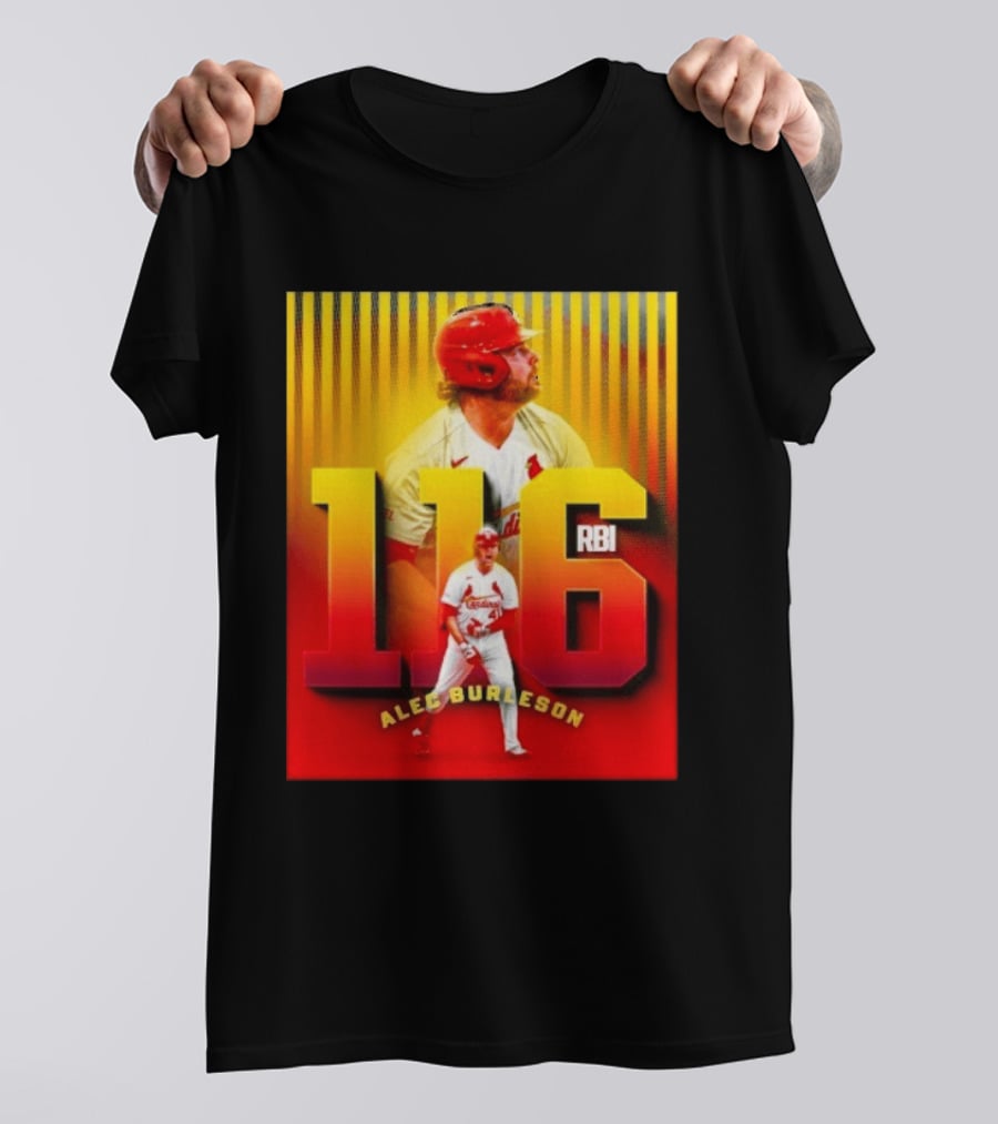 Alec Burleson 116 RBI St Louis Cardinals Baseball Highlights T-Shirt