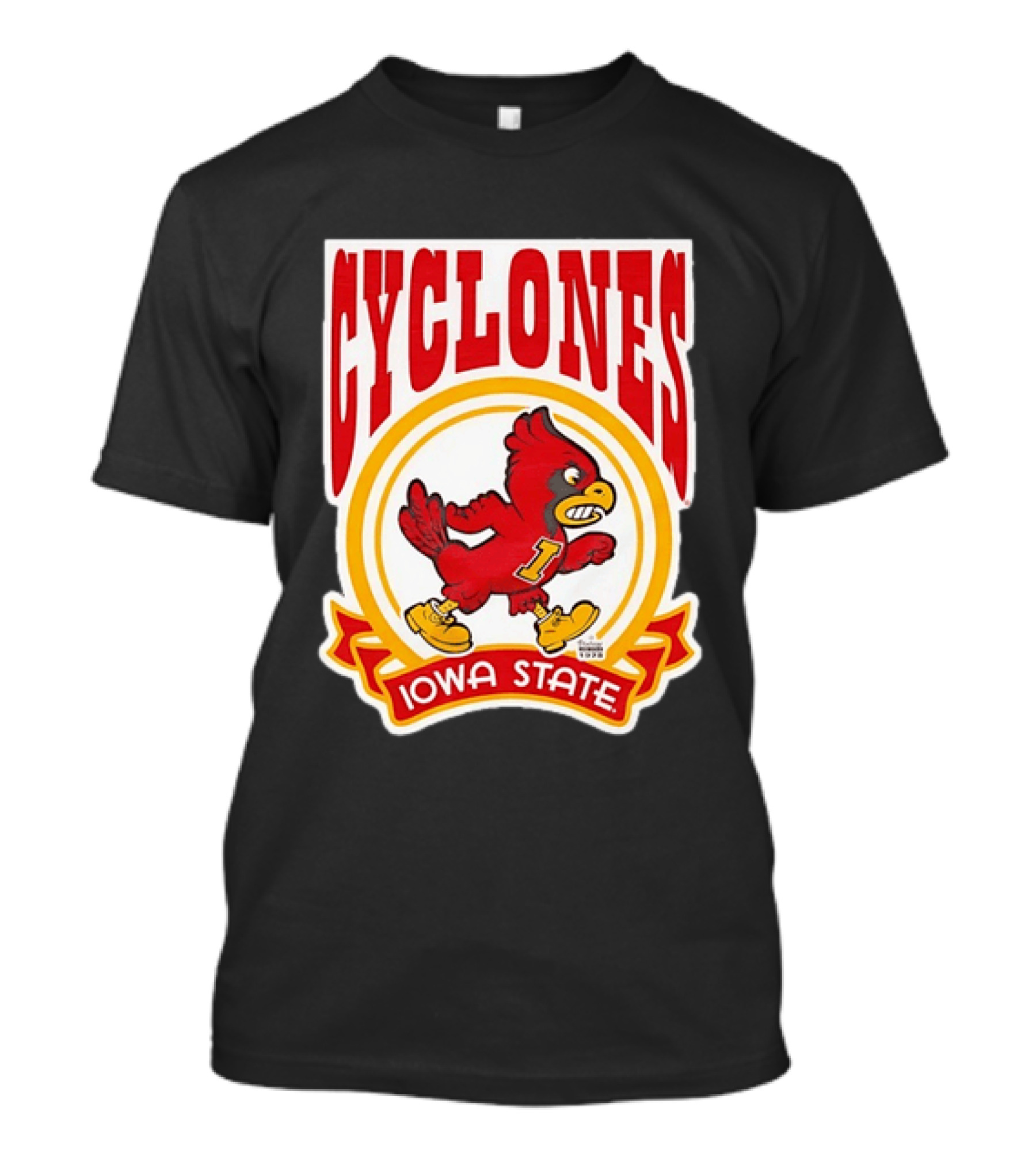 Iowa State Cyclones NCAA 1978 Mascot Bird T-Shirt