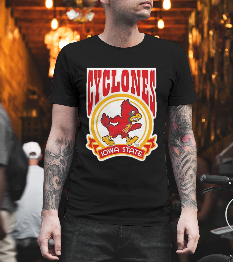Iowa State Cyclones NCAA 1978 Mascot Bird T-Shirt