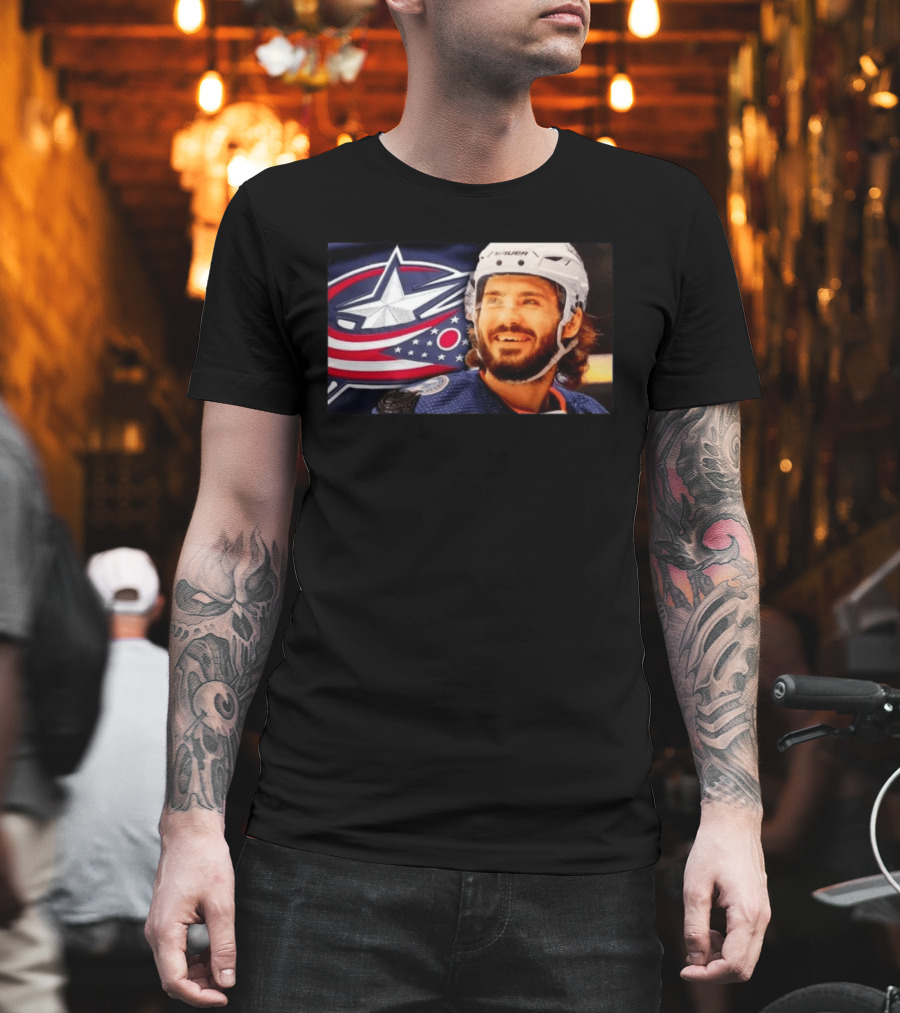 Columbus Blue Jackets Kirill Marchenko Latest Highlights T-Shirt
