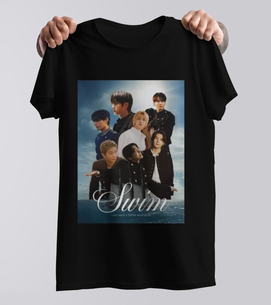 BTS Swim Song Of The Year VMAs Image With 'I Could Spend A Lifetime Ing You T-Shirt