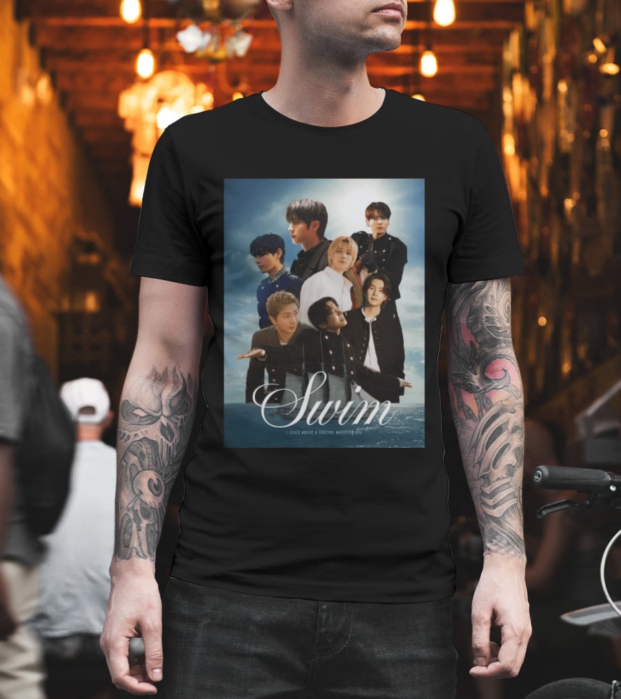 BTS Swim Song Of The Year VMAs Image With 'I Could Spend A Lifetime Ing You T-Shirt
