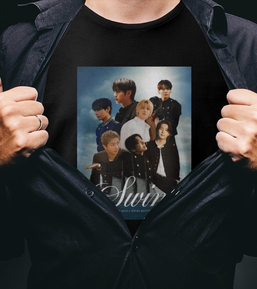 BTS Swim Song Of The Year VMAs Image With 'I Could Spend A Lifetime Ing You T-Shirt