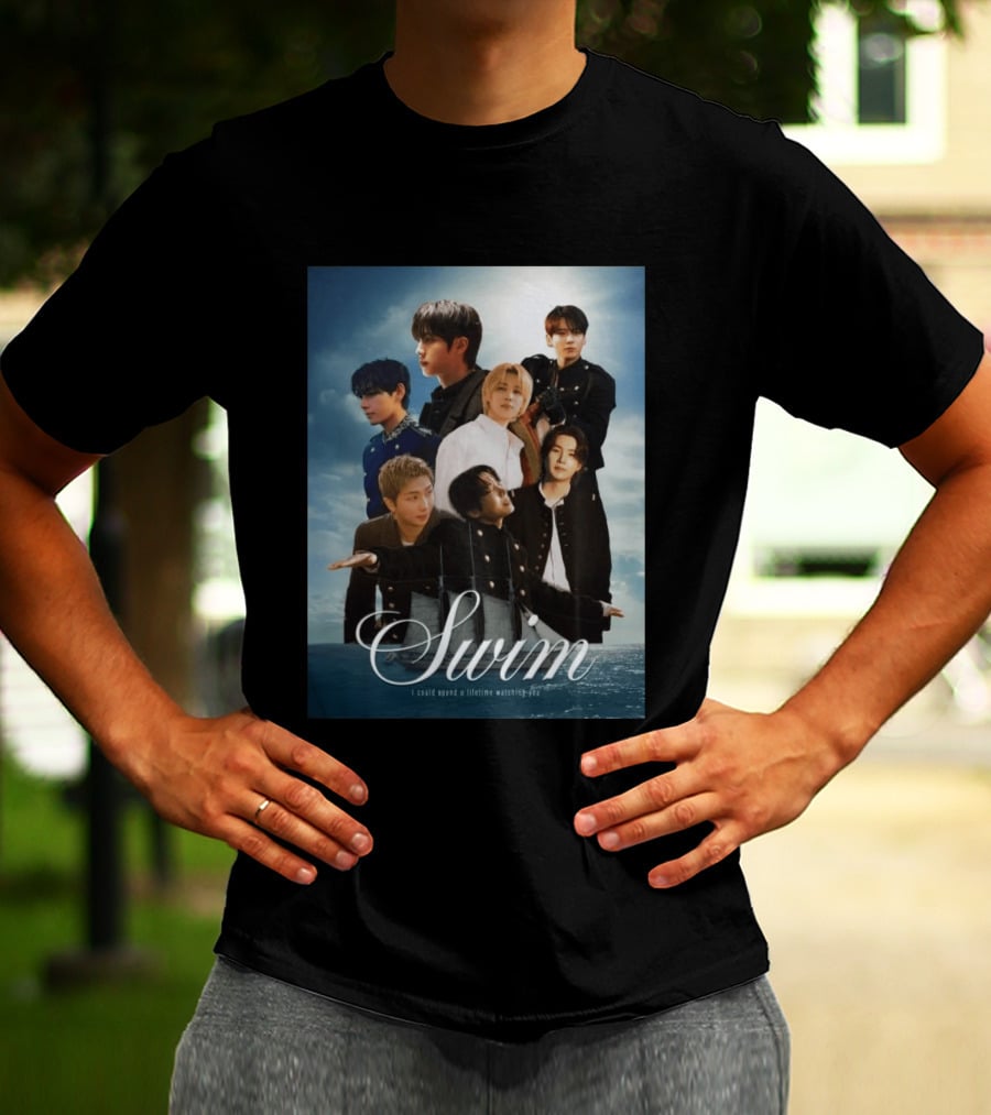 BTS Swim Song Of The Year VMAs Image With 'I Could Spend A Lifetime Ing You T-Shirt