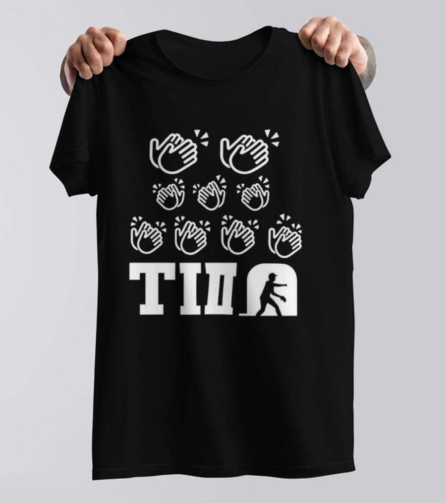 TII Clap Hands Baseball Pitcher T-Shirt