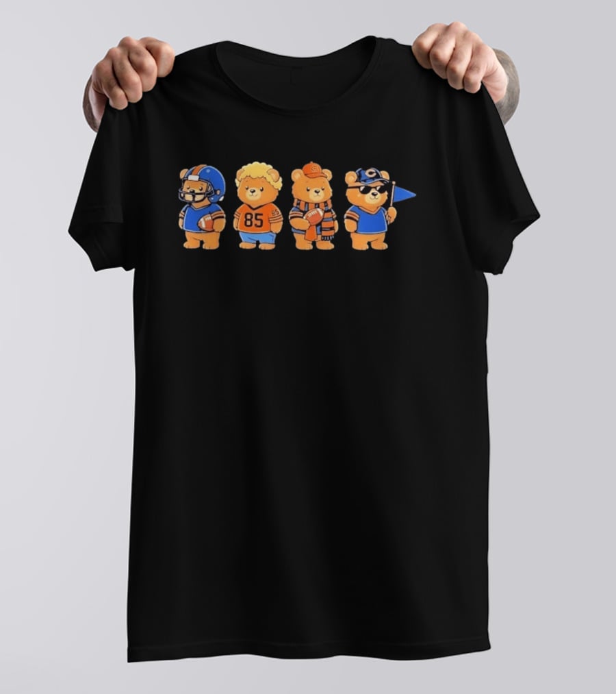 Chicago Bears Teddy Bears Football Team Merchandise T-Shirt