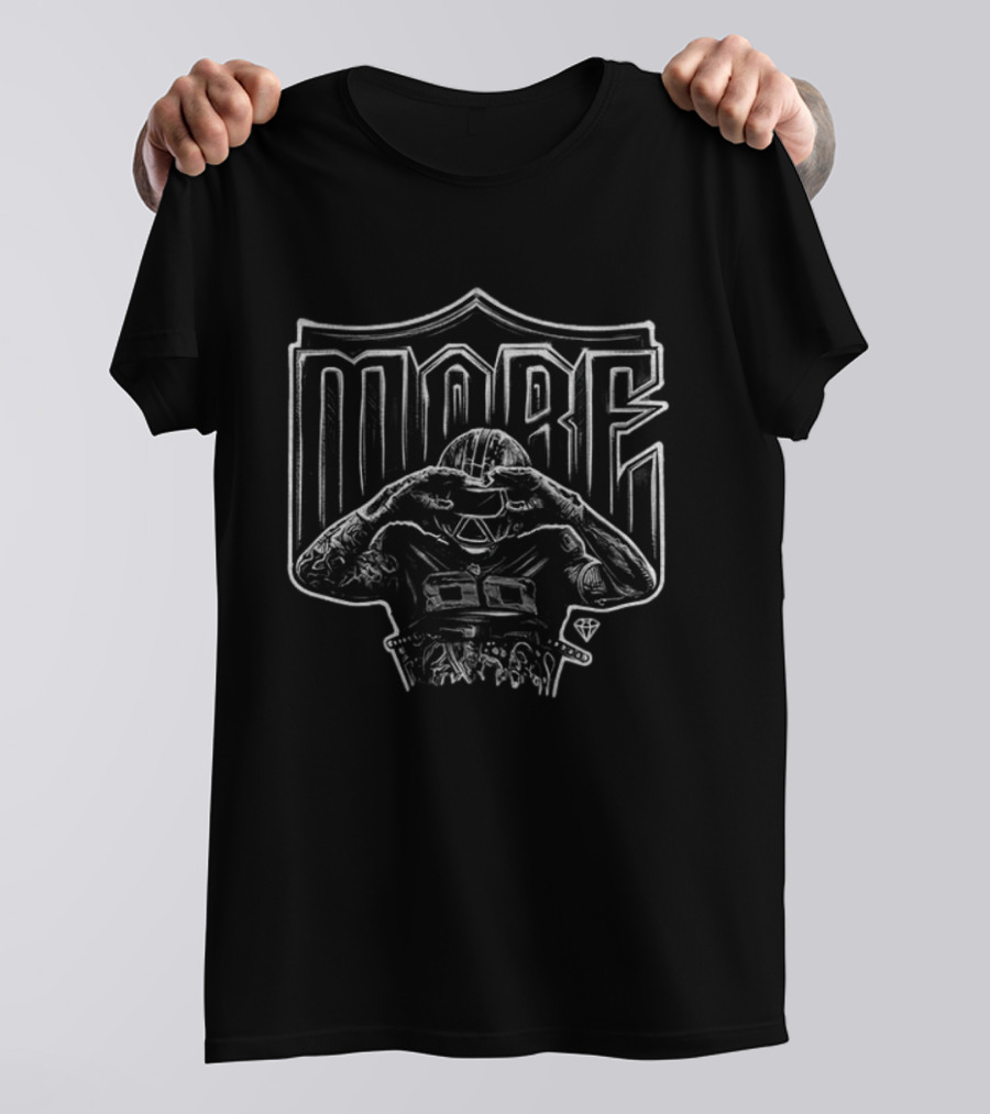 Las Vegas Raiders More Football Player Required NFL T-Shirt