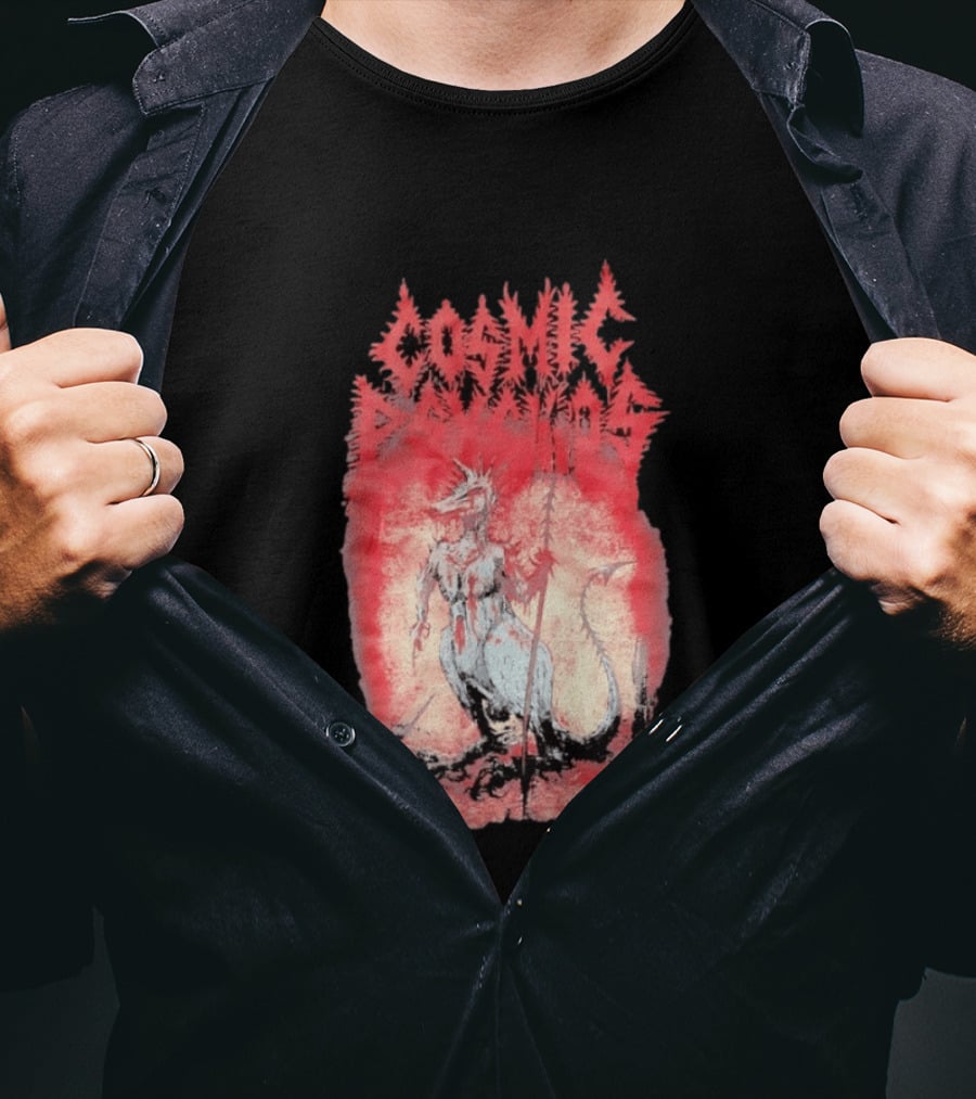 Cosmic Psychos Devil Kangaroo Australian Punk T-Shirt