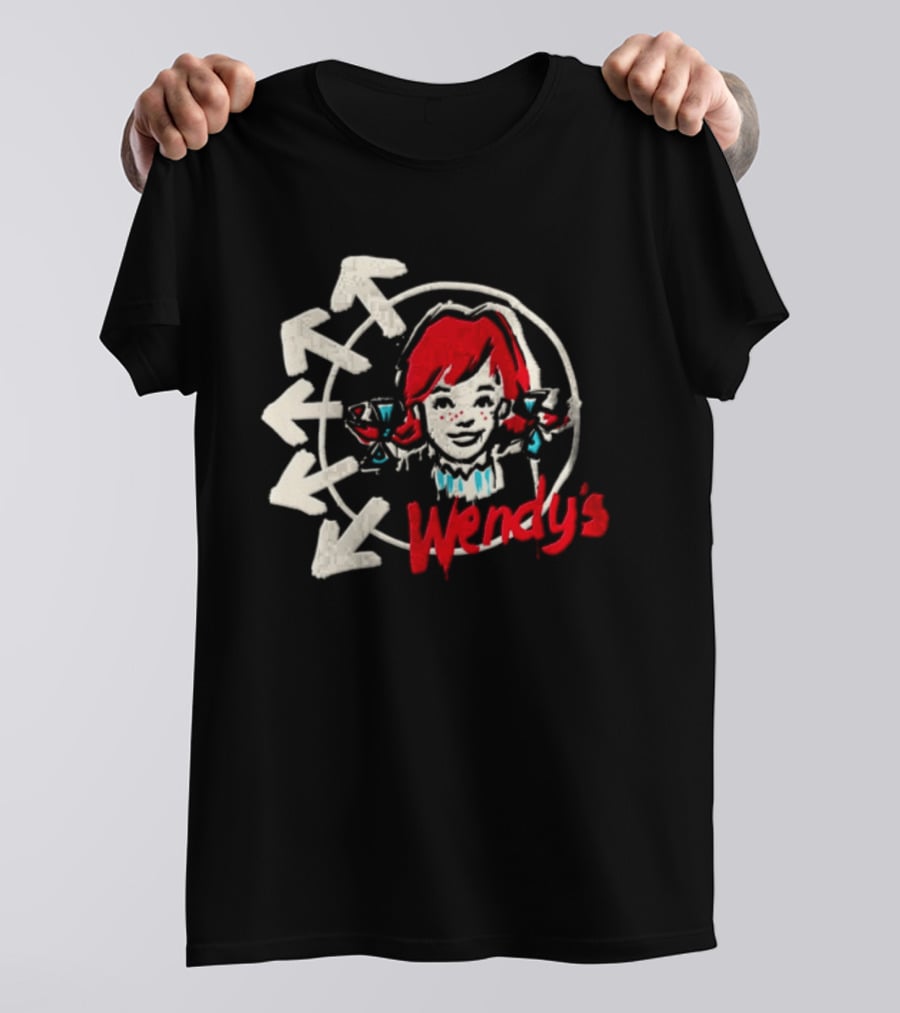 Wendy's Songs To Listen To In A Parking Lot Two Sided Bow Arrows T-Shirt