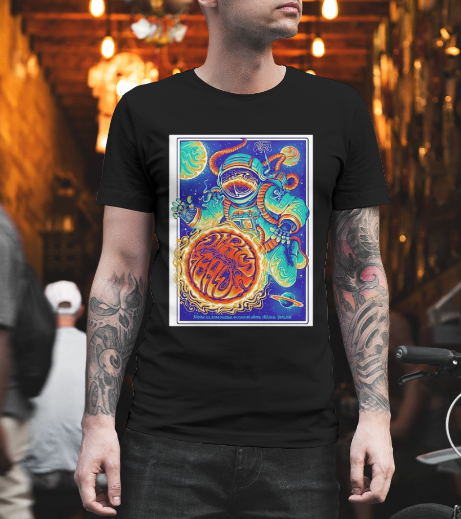 Dip Heads Astronaut Space Art August 23 2026 Houston TX Cynthia Woods Mitchell Pavilion T-Shirt