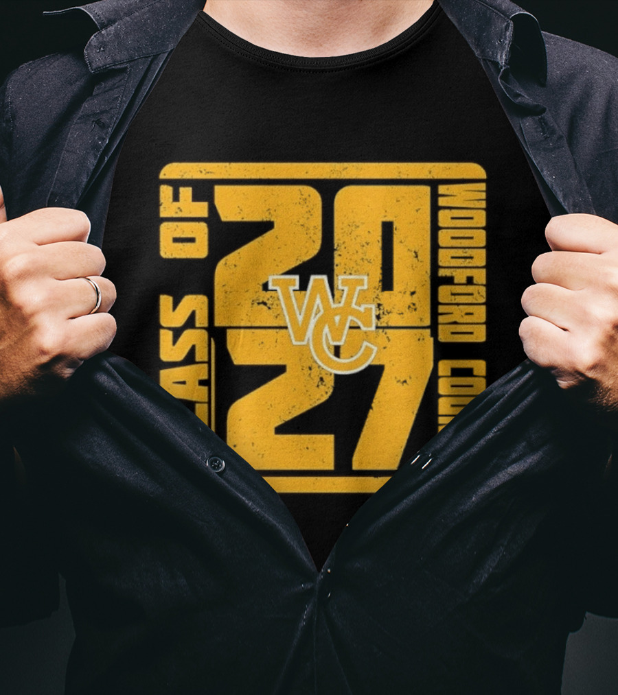 Distressed WC Class Of 2027 Woodford County T-Shirt