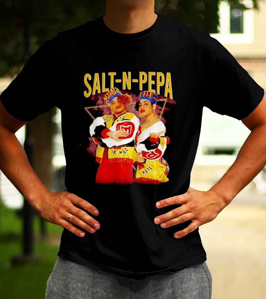 Salt N Pepa Iconic 90s Hip Hop Fashion T-Shirt
