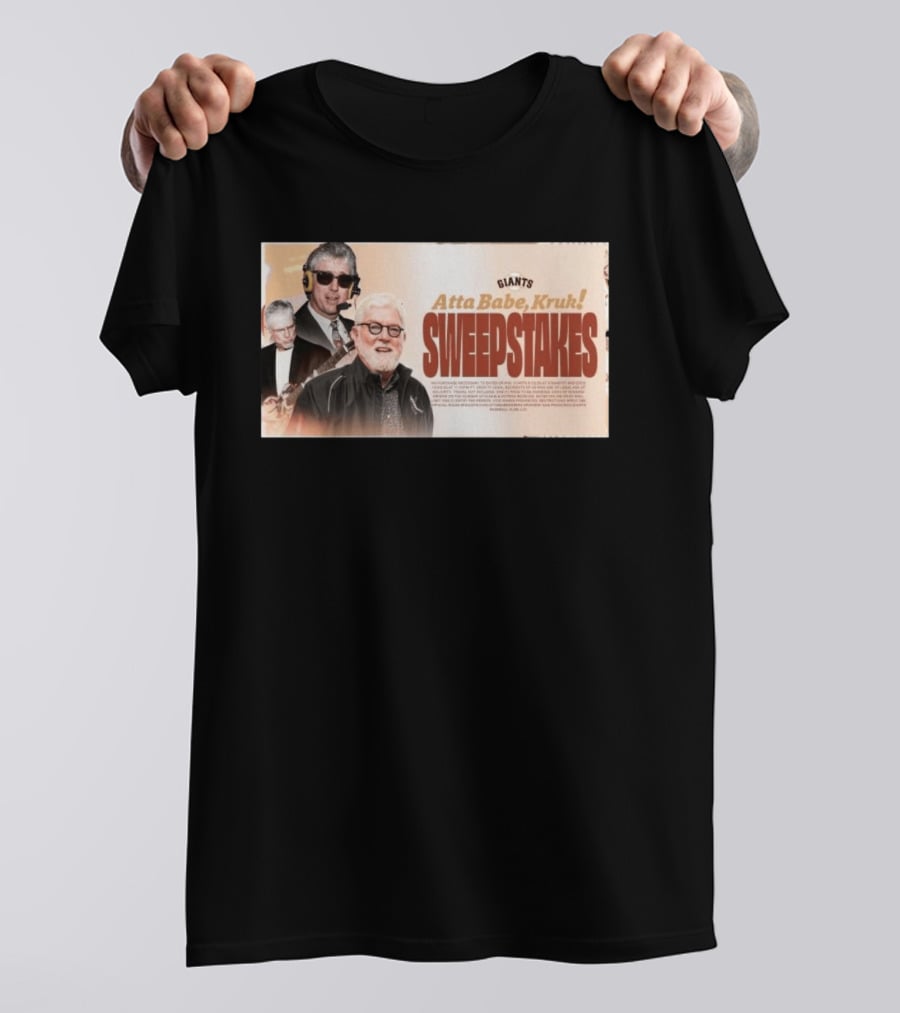 Giants Atta Babe Kruk Sweepstakes T-Shirt
