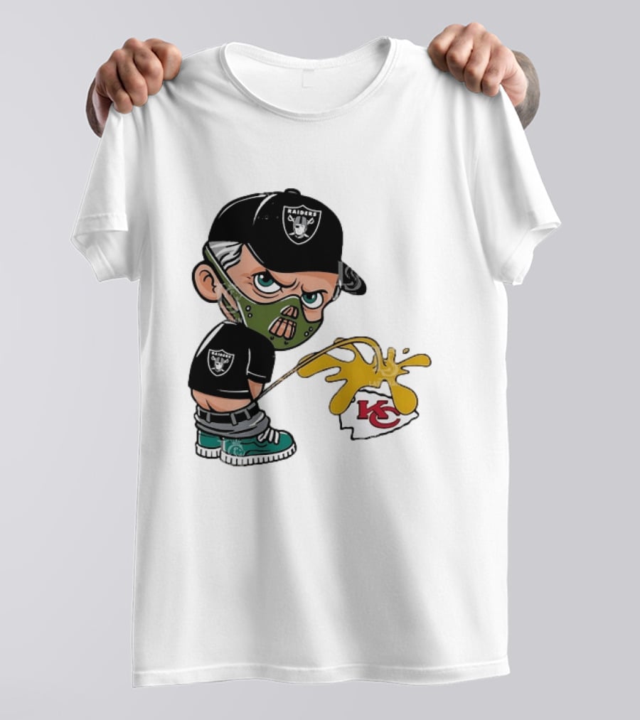 Las Vegas Raiders Fan Prank On Kansas City Chiefs Rivalry T-Shirt
