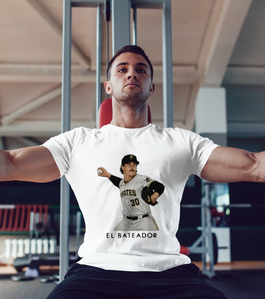 Pittsburgh Pirates Paul Skenes El Bateador Pitcher 30 MLB Baseball T-Shirt