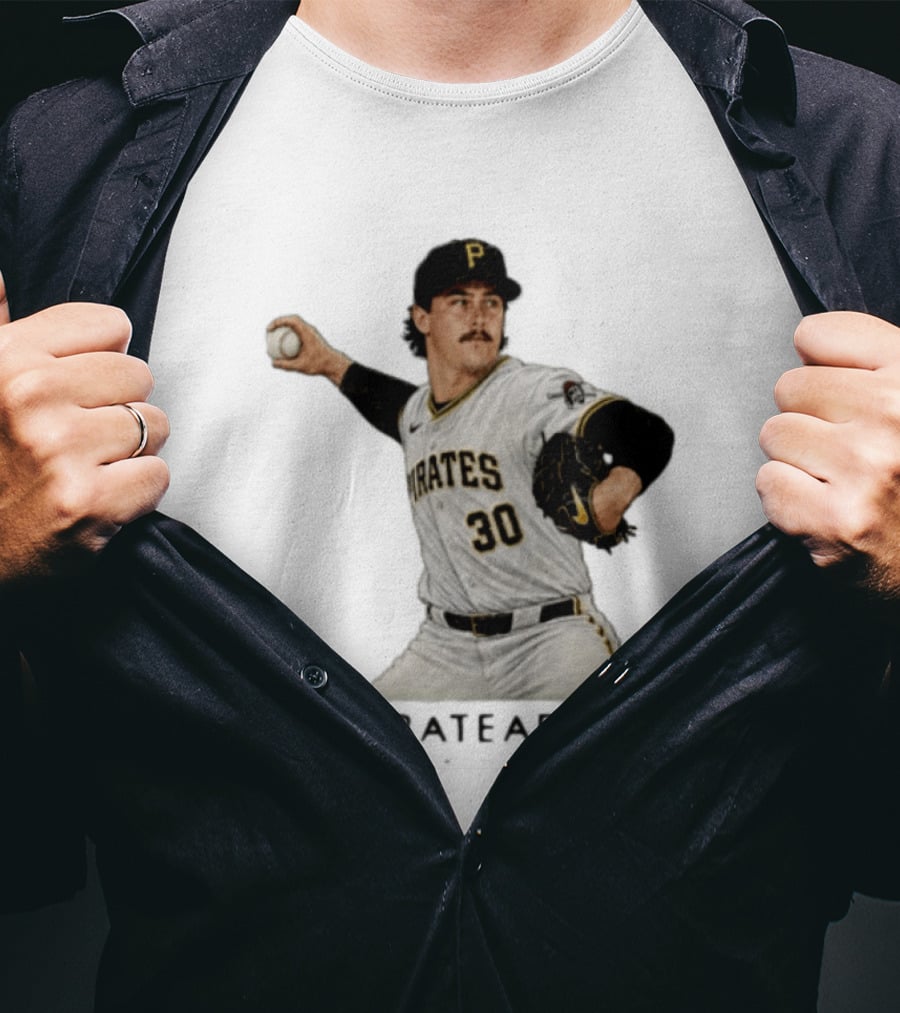 Pittsburgh Pirates Paul Skenes El Bateador Pitcher 30 MLB Baseball T-Shirt