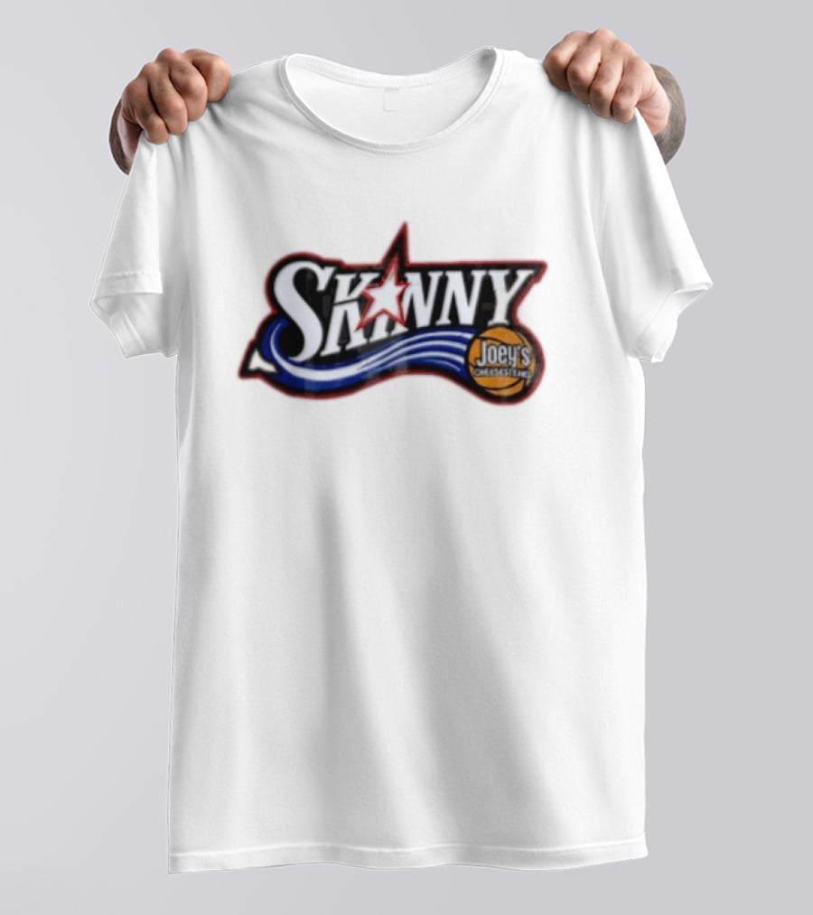 Skinny Joey's Cheesesteaks Basketball Star Wave T-Shirt