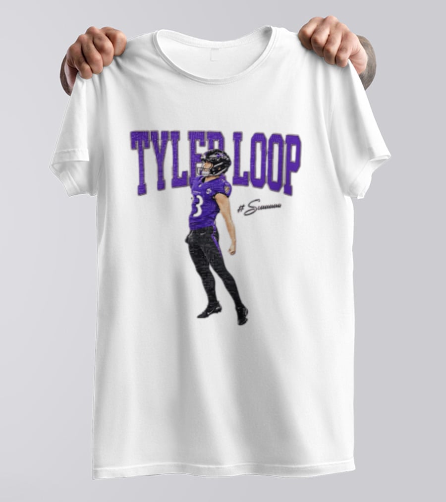 Tyler Loop Siuuuuuu Football The Ravens Player Celebration T-Shirt