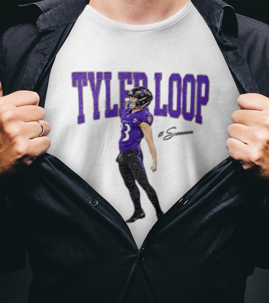 Tyler Loop Siuuuuuu Football The Ravens Player Celebration T-Shirt