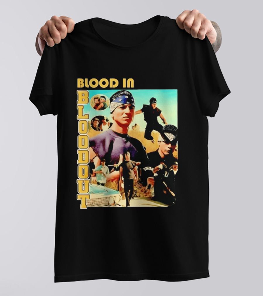 Blood In Blood Out 90s Cult Classic Movie T-Shirt